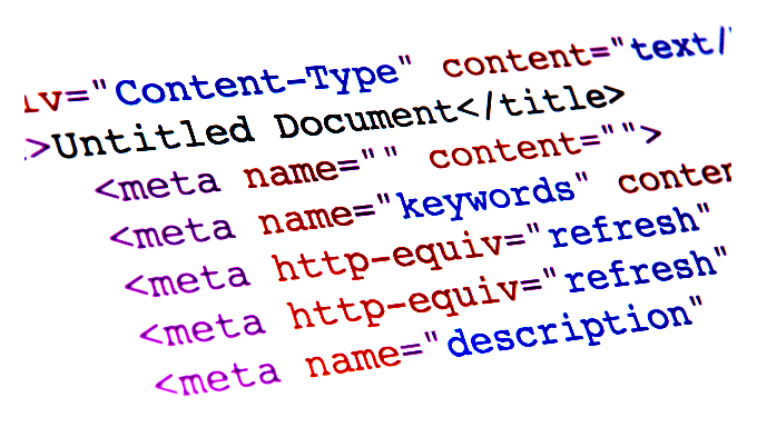 Title and meta tags being optimized for your SEO strategy.